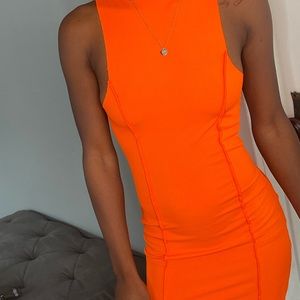 Orange dress